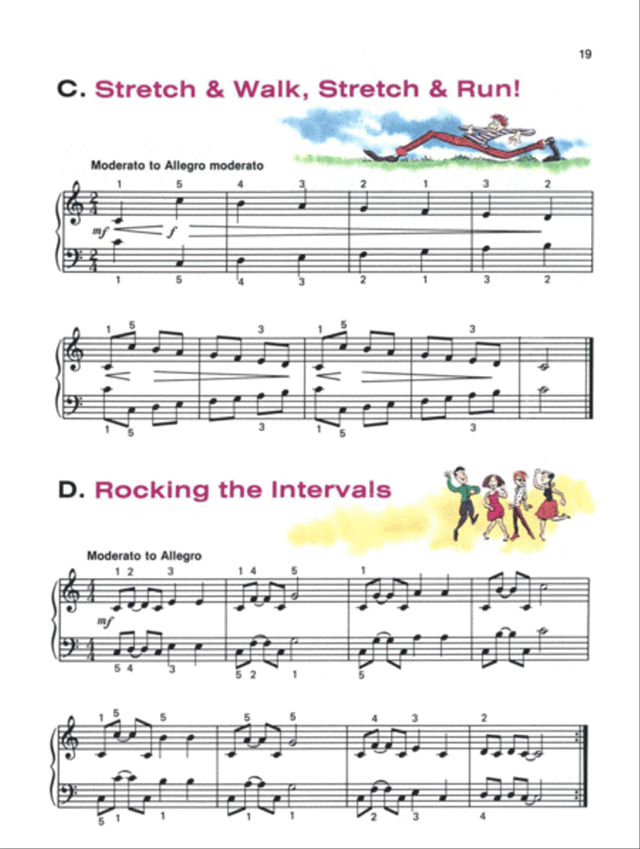 Alfred's Basic Piano Course Technic, Level 2 Piano Method scores gallery preview page 4