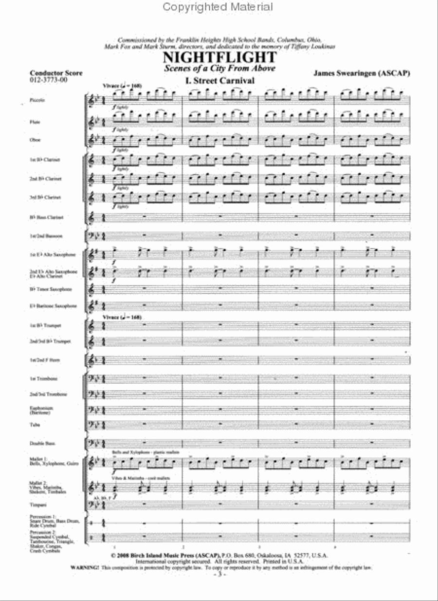 Nightflight Concert Band scores gallery preview page 2