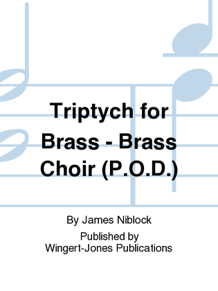 Triptych For Brass