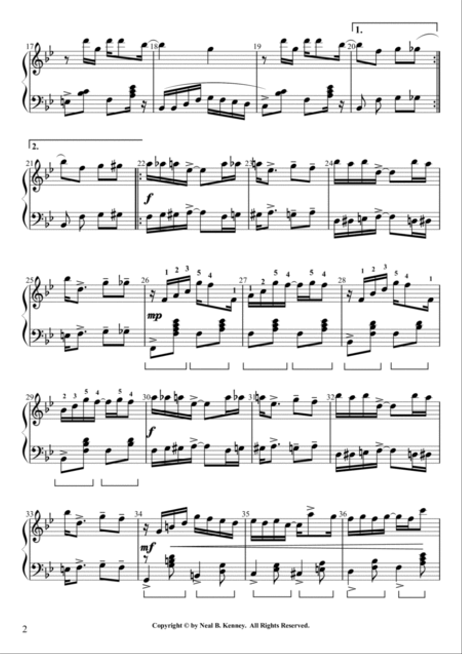 Sweet and Salty Rag Piano Method scores gallery preview page 2