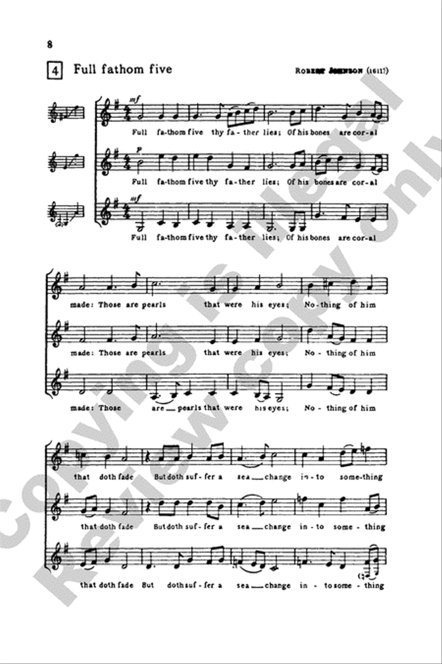 Invitation to Madrigals, Book 3 SSA scores gallery preview page 29