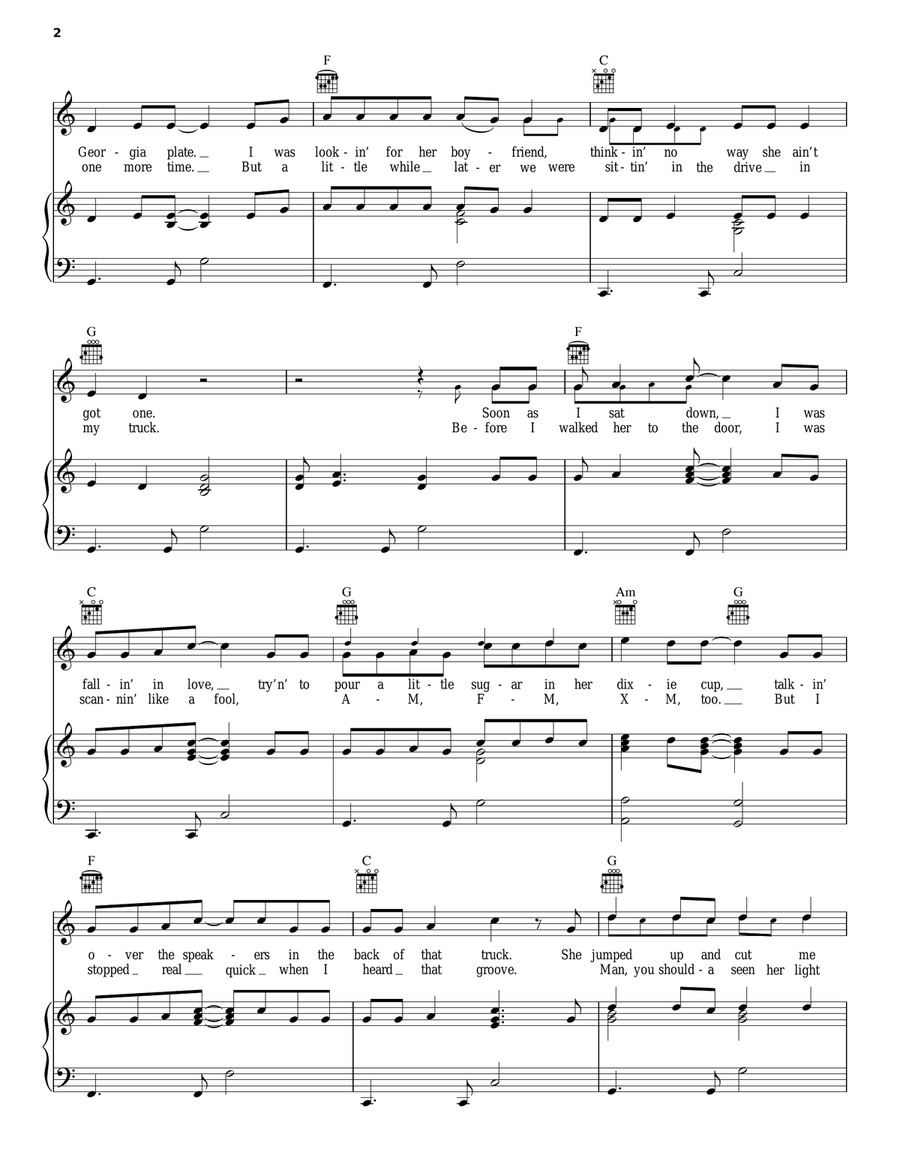 Play It Again Piano, Vocal, Guitar scores gallery preview page 2
