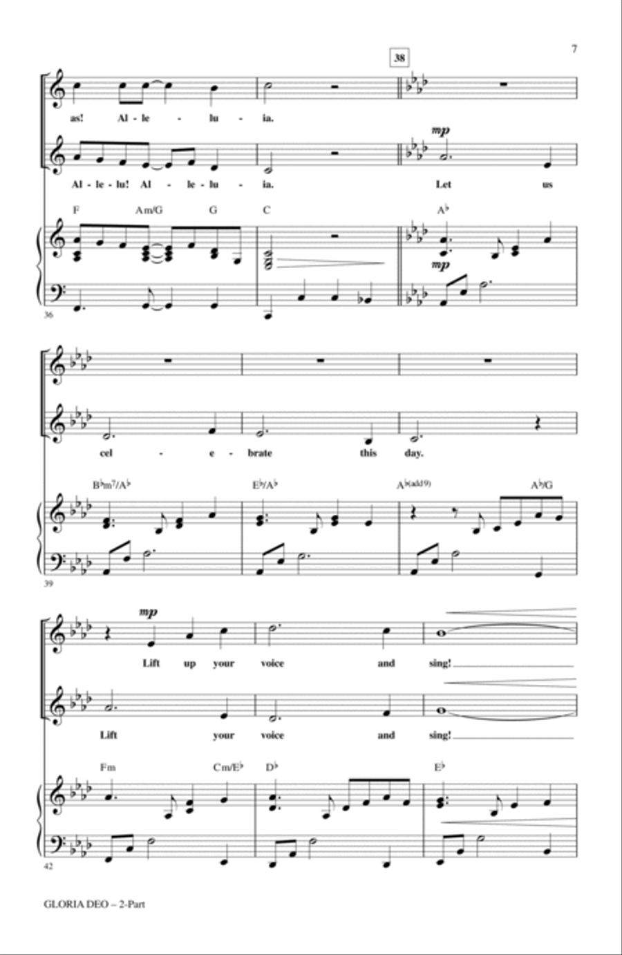 Gloria Deo 3-Part scores gallery preview page 5