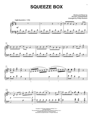 Book cover for Squeeze Box [Classical version] (arr. Phillip Keveren)