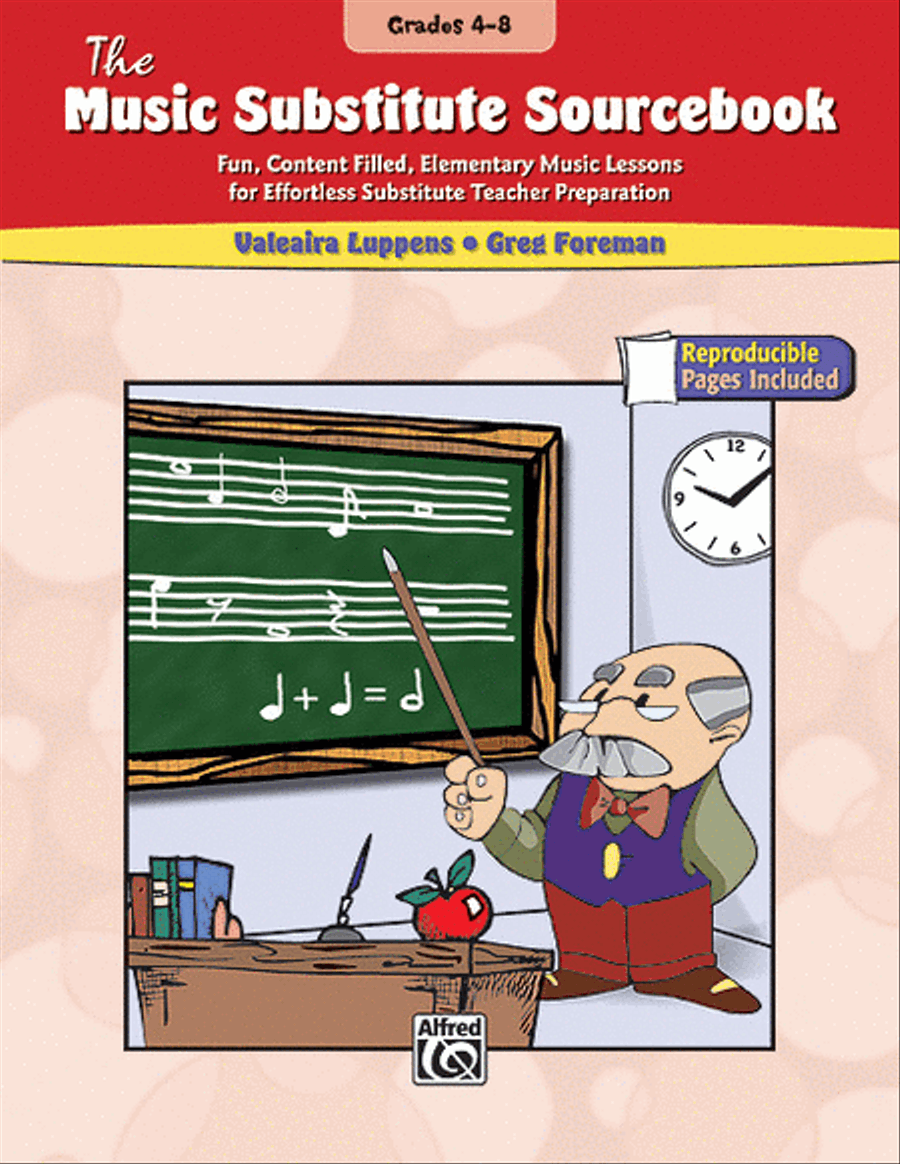 The Music Substitute Sourcebook, Grades 4-8 Classroom Materials scores gallery preview page 1