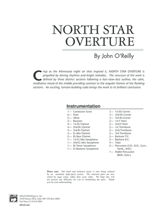 Book cover for North Star Overture: Score