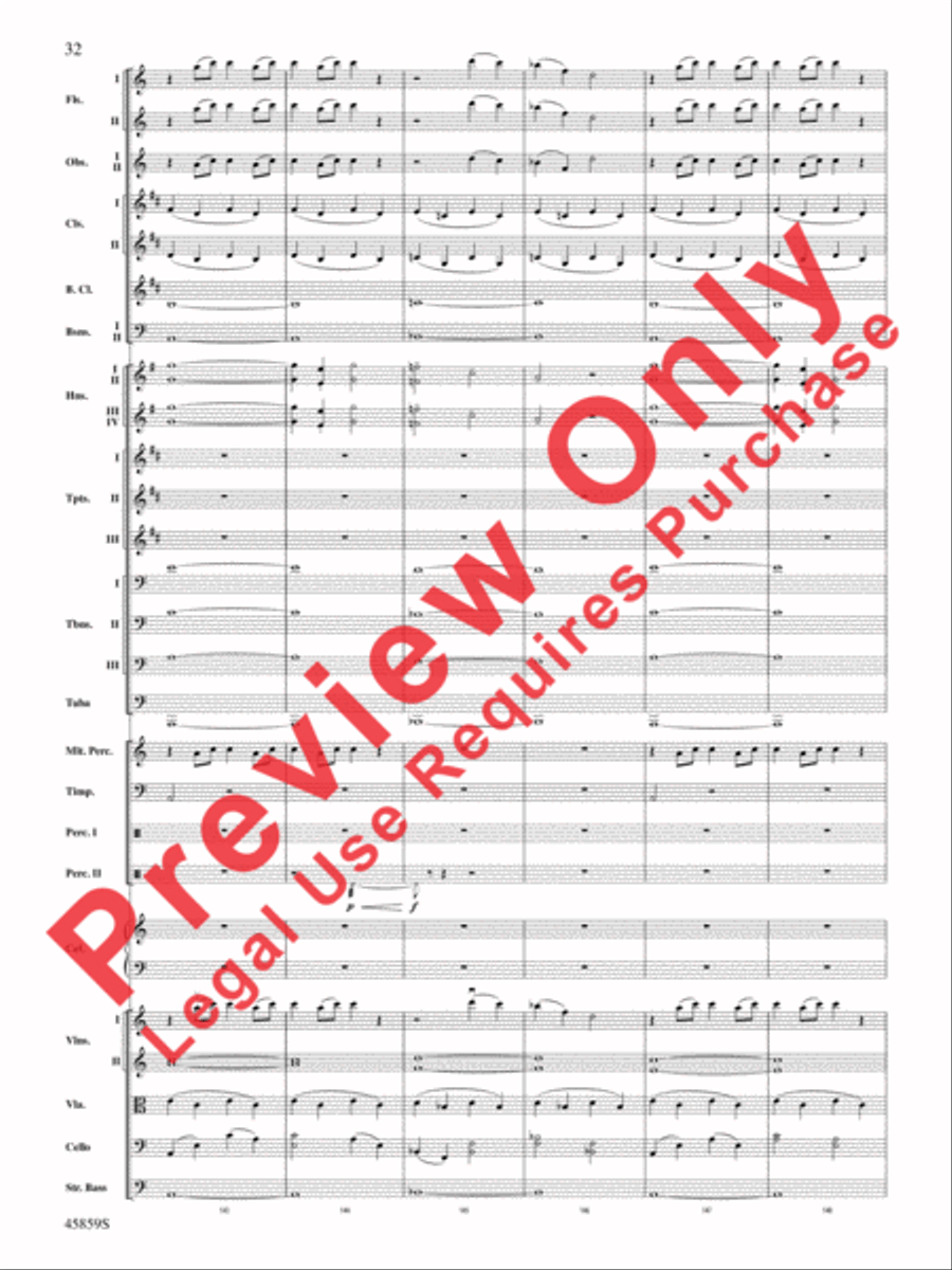 Fantastic Beasts and Where to Find Them Full Orchestra scores gallery preview page 32