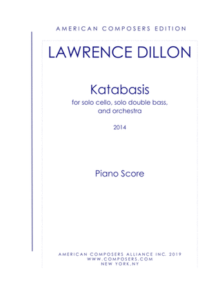 [Dillon] Katabasis (Piano Reduction)