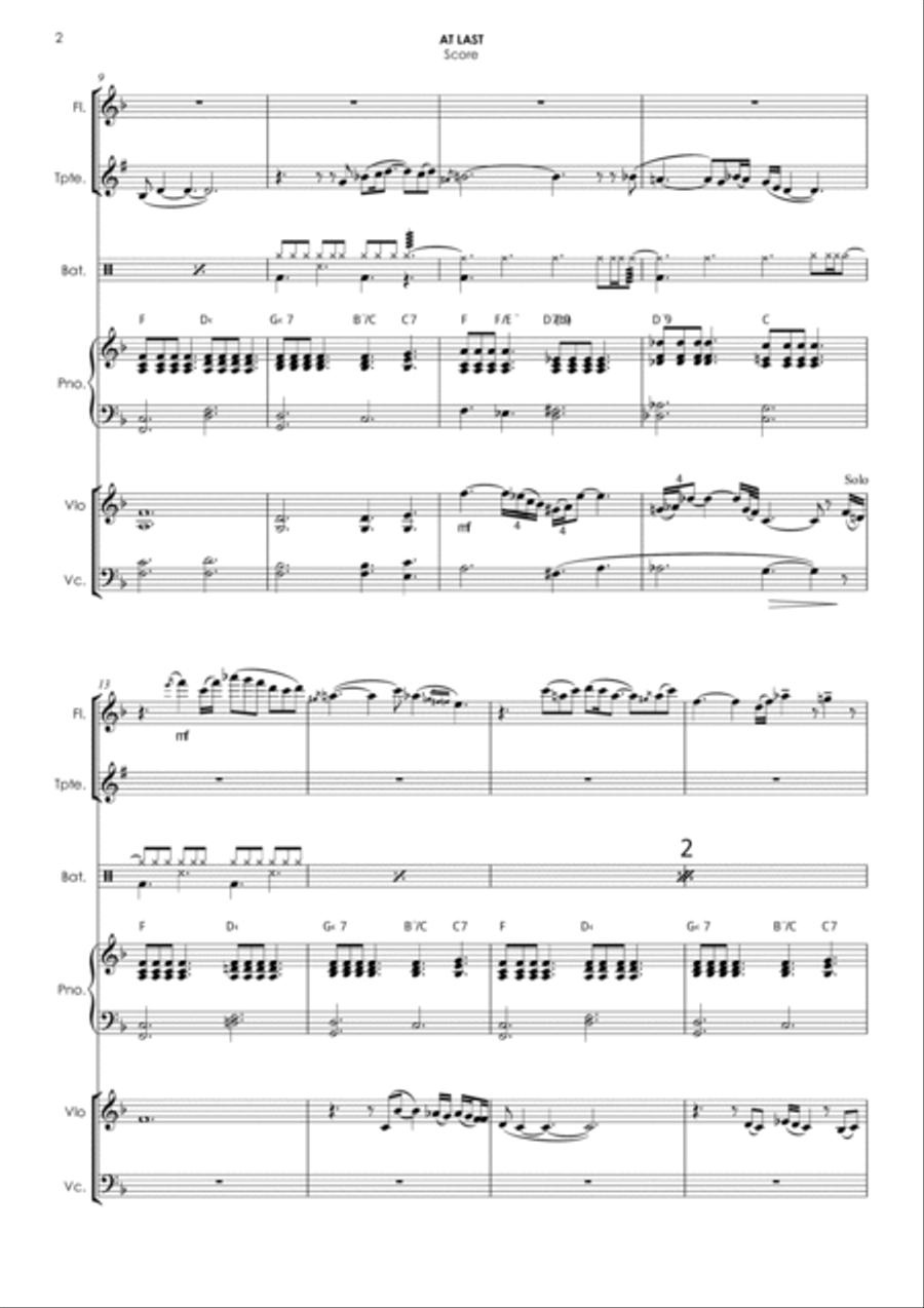 At Last Piano scores gallery preview page 5
