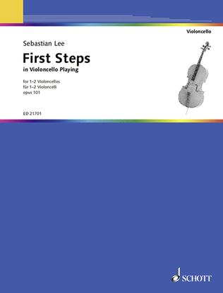 Book cover for First Steps in Violoncello Playing