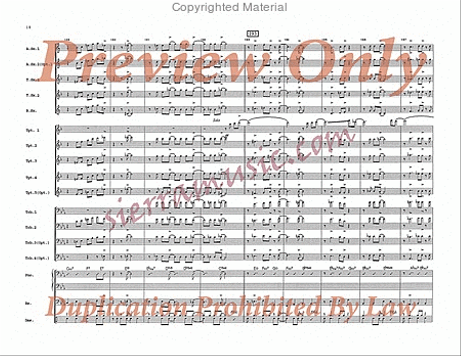 On Green Dolphin Street On Green Dolphin Street Big Band scores gallery preview page 19