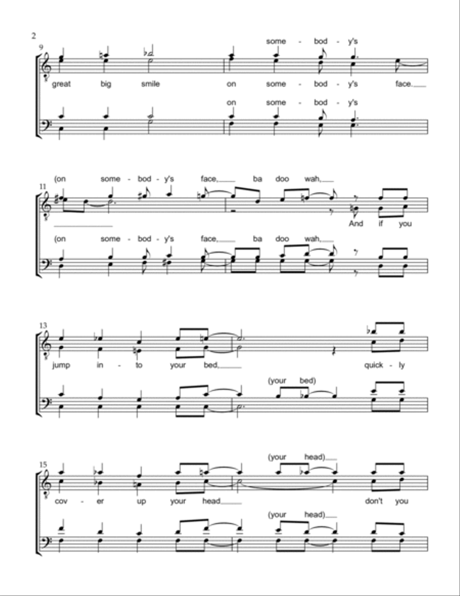 I Wish It Could Be Christmas Every Day TTBB scores gallery preview page 2