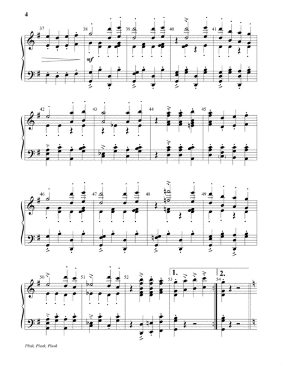 Plink, Plank, Plunk 5-Octaves scores gallery preview page 4