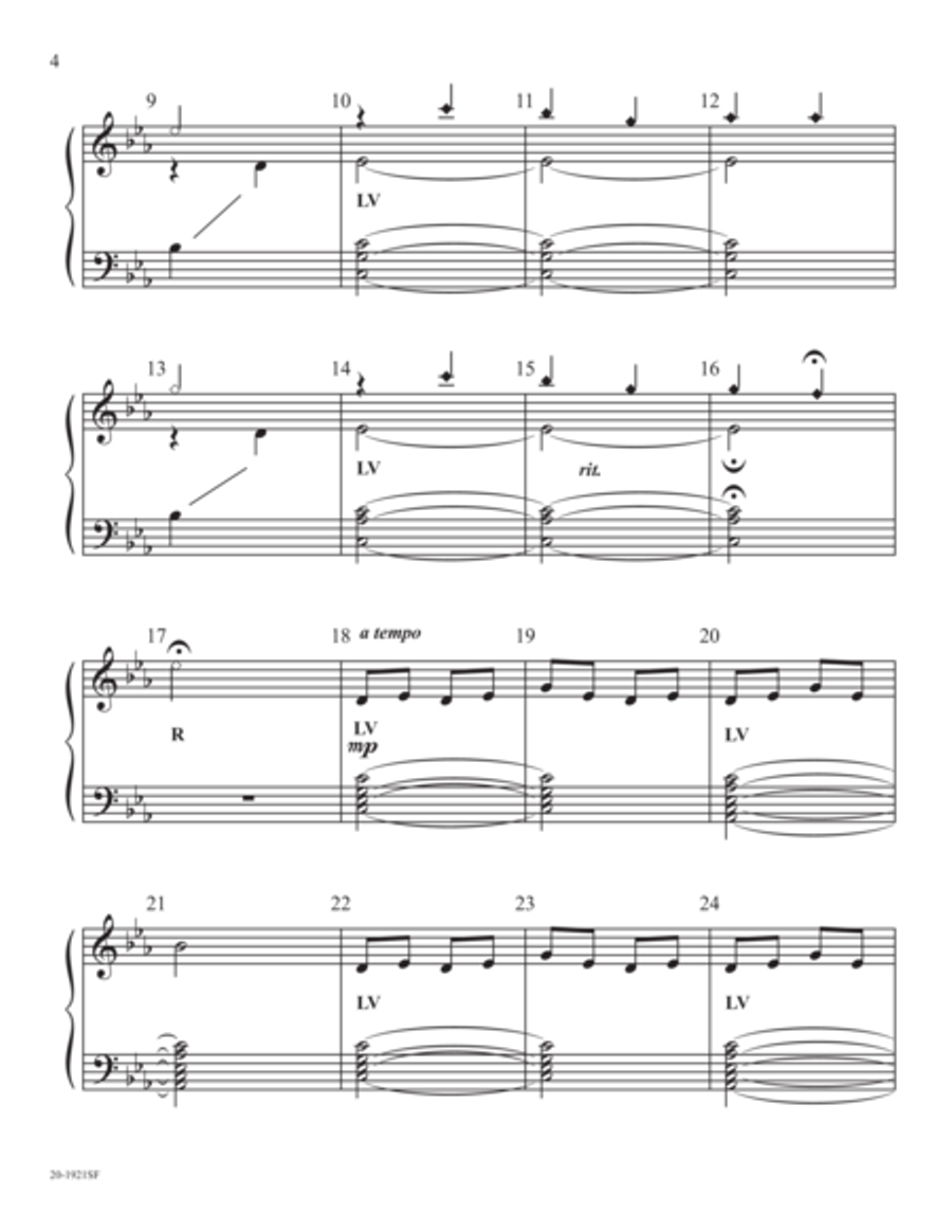 Once in Royal David's City 5-Octaves scores gallery preview page 3