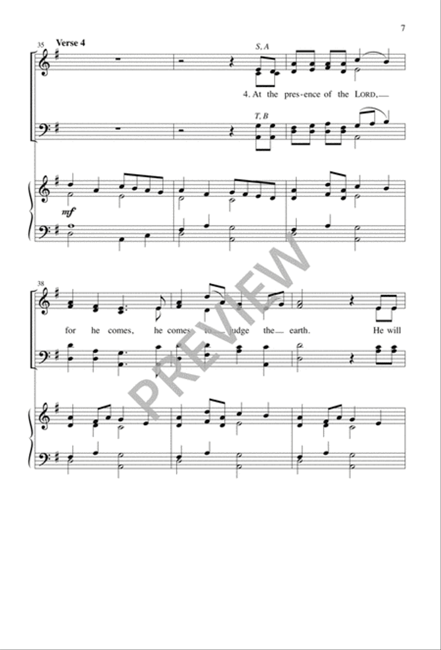 Today Is Born Our Savior 4-Part scores gallery preview page 8