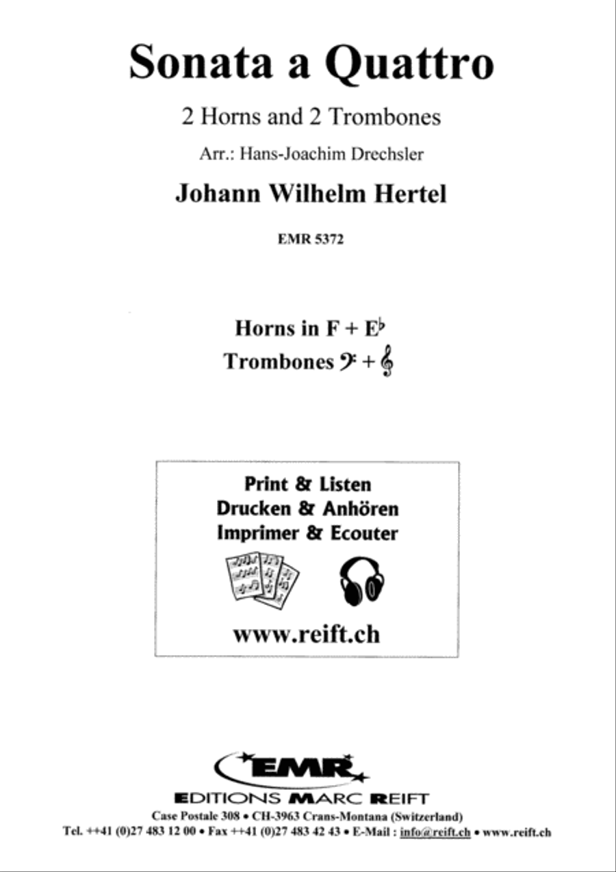 Sonata a Quattro Brass Ensemble scores gallery preview page 2
