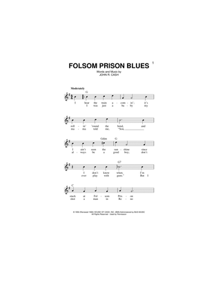 Book cover for Folsom Prison Blues