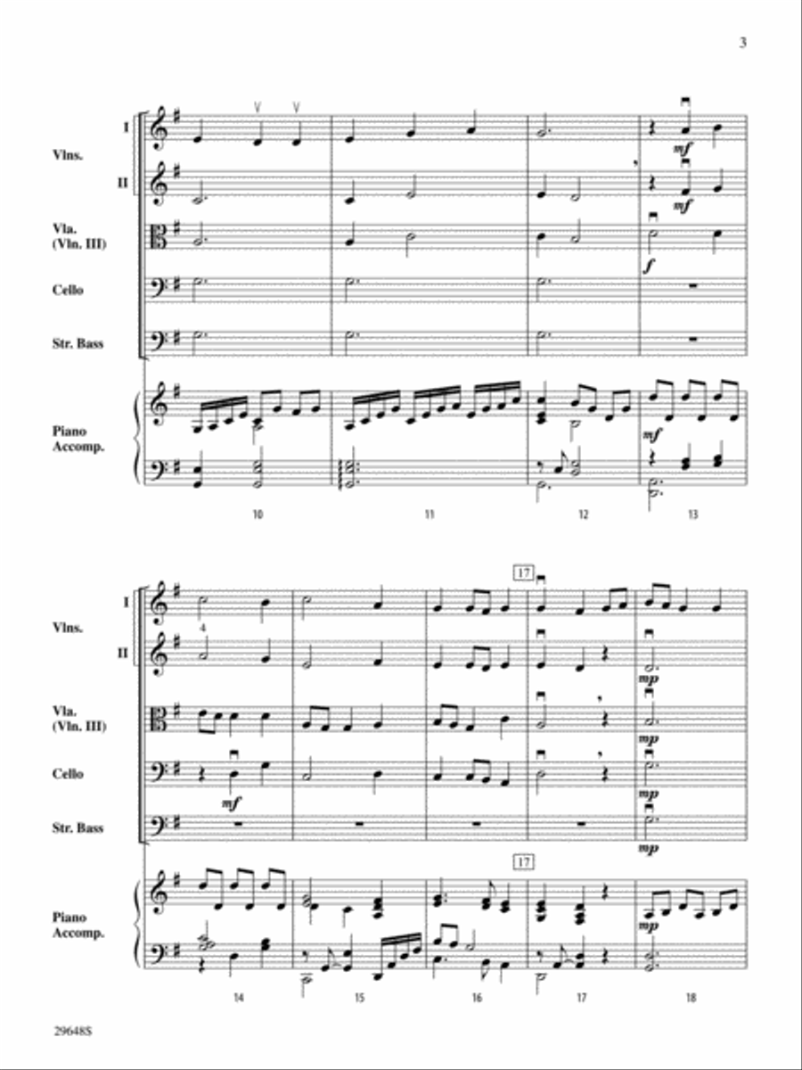 Appalachian Suite String Orchestra scores gallery preview page 3