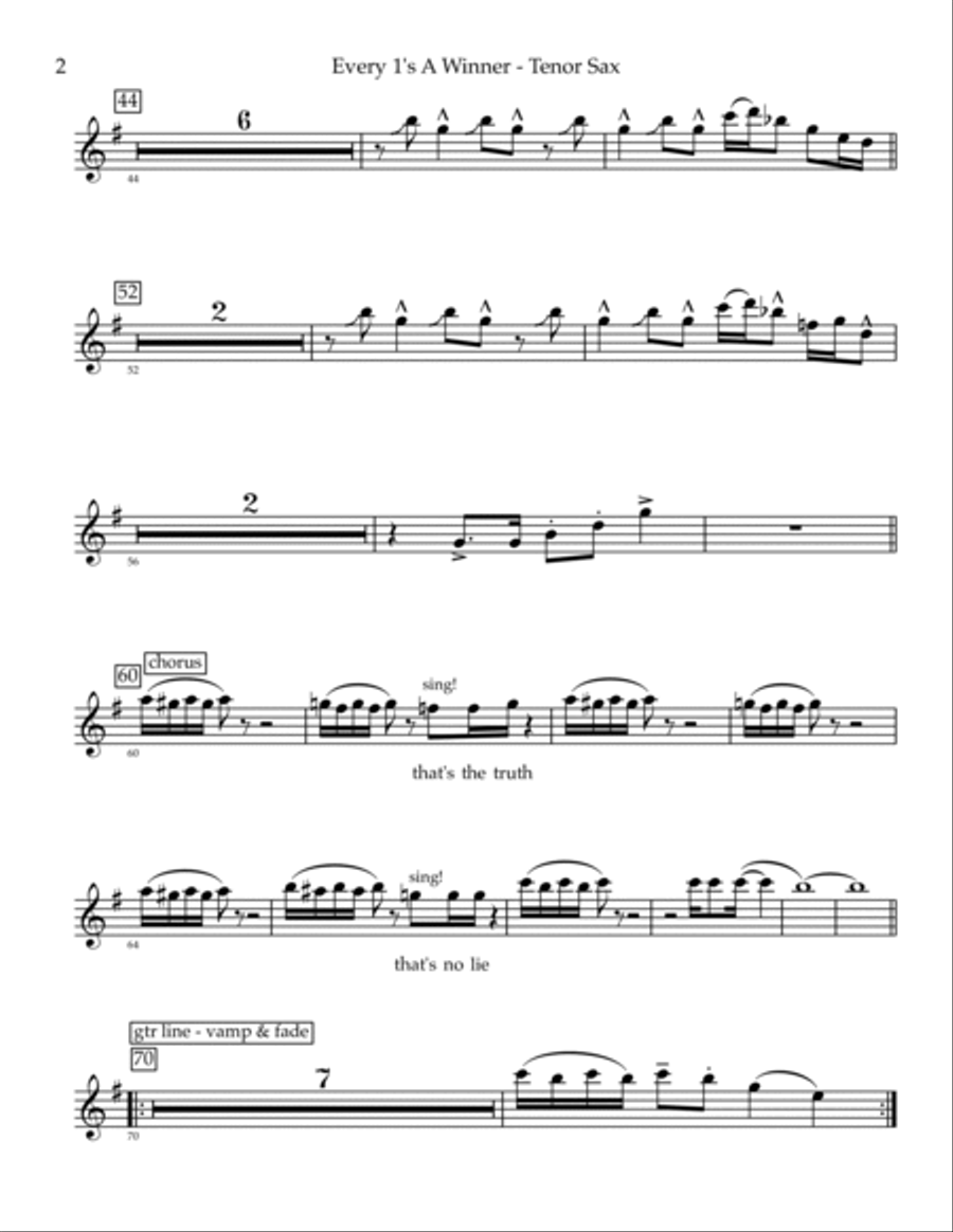 Every 1's A Winner Jazz Ensemble scores gallery preview page 4