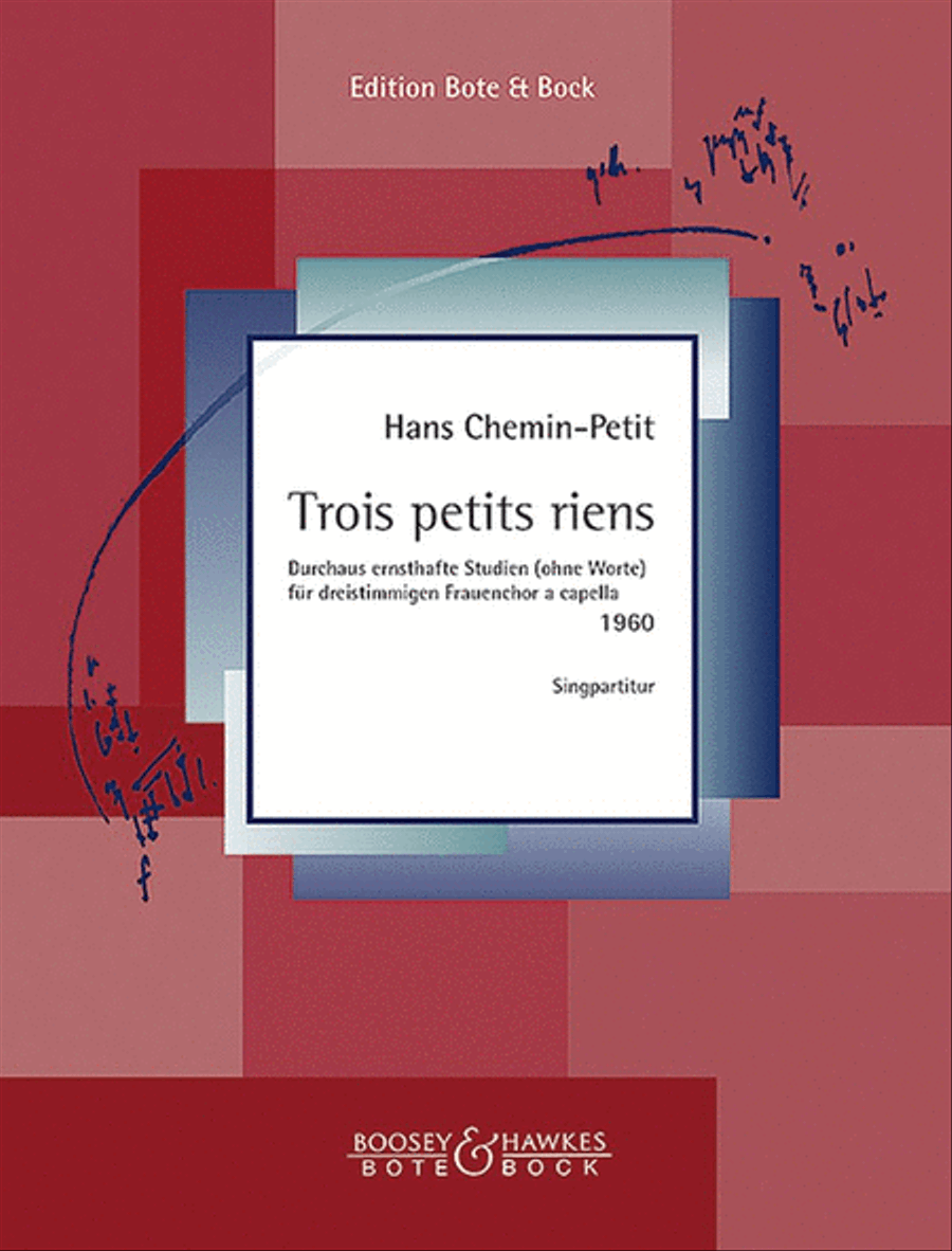Trois Petits Riens A Cappella scores gallery preview page 1