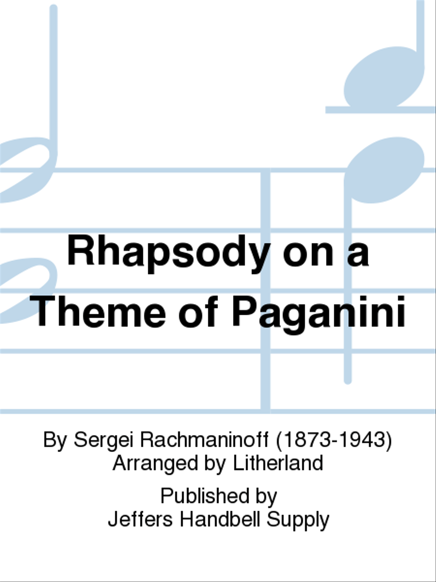 Rhapsody on a Theme of Paganini 4-Octaves scores gallery preview page 1