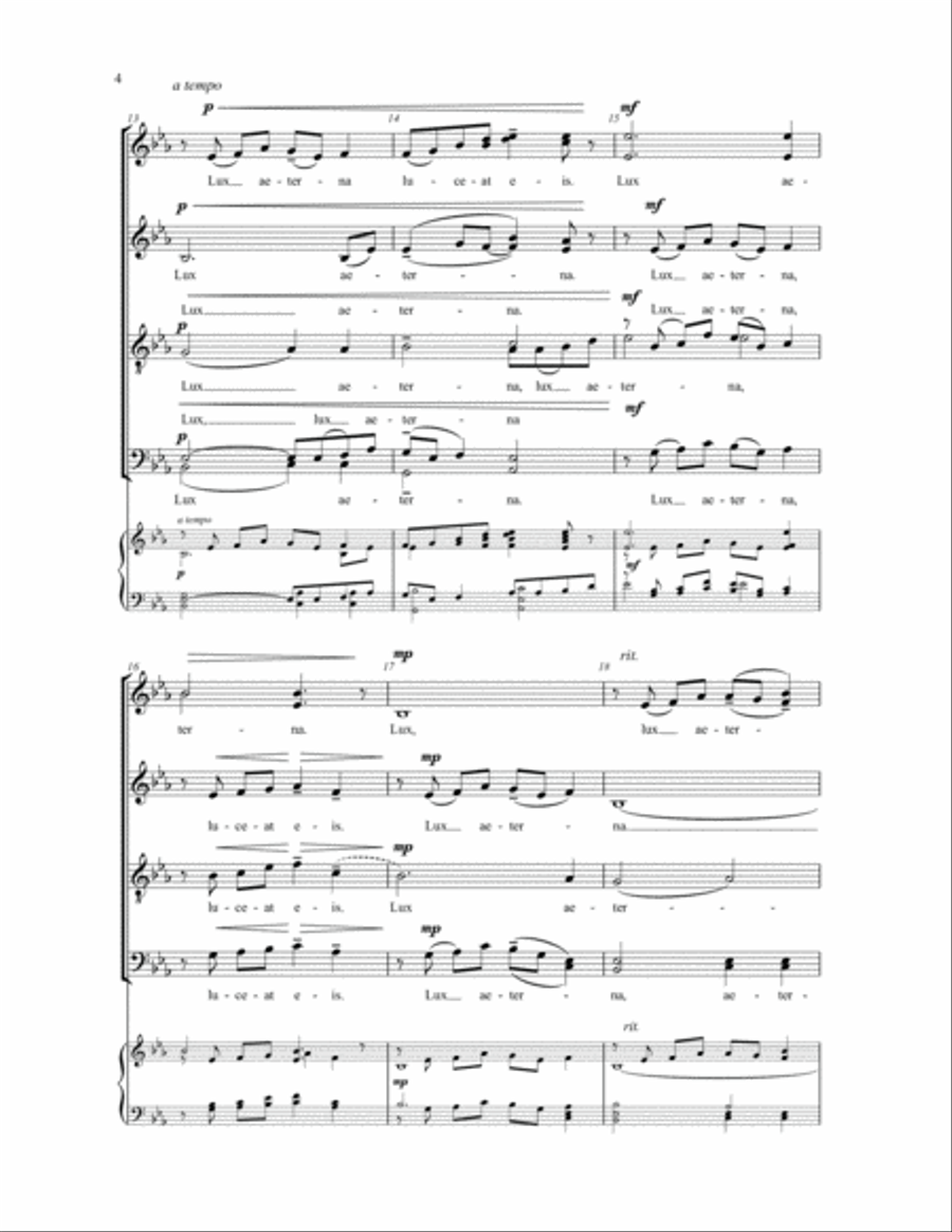 Lux Aeterna SSAATTBB scores gallery preview page 3