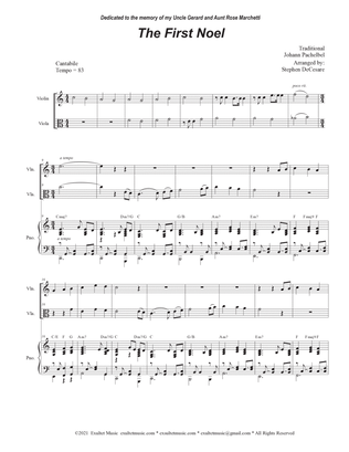 The First Noel (Duet for Violin and Viola)