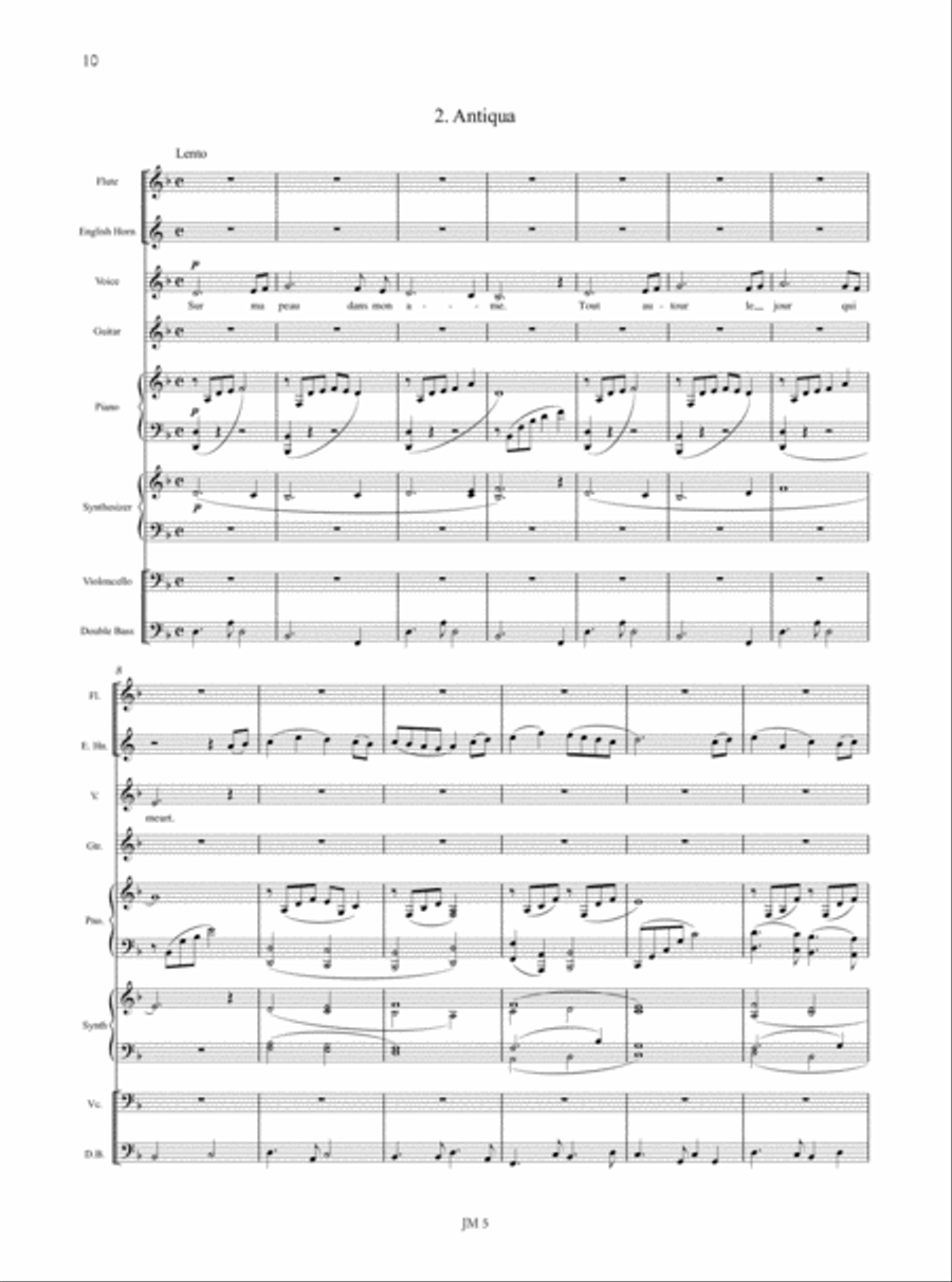 Reshimu for Voice and Instrumental Ensemble (2008) Voice scores gallery preview page 3