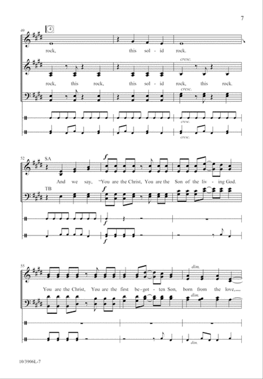 Upon This Rock 4-Part scores gallery preview page 8