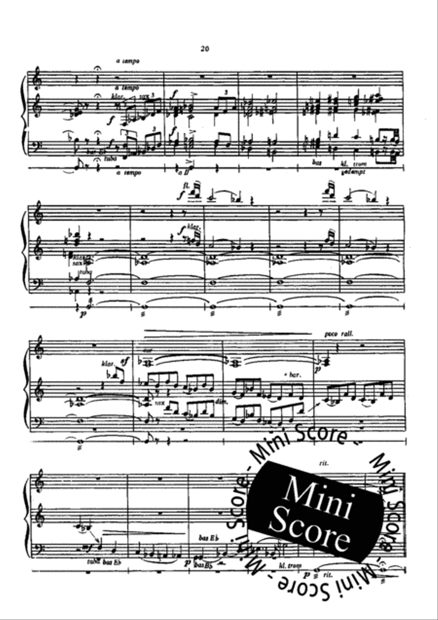 Cyrano de Bergerac Concert Band scores gallery preview page 24