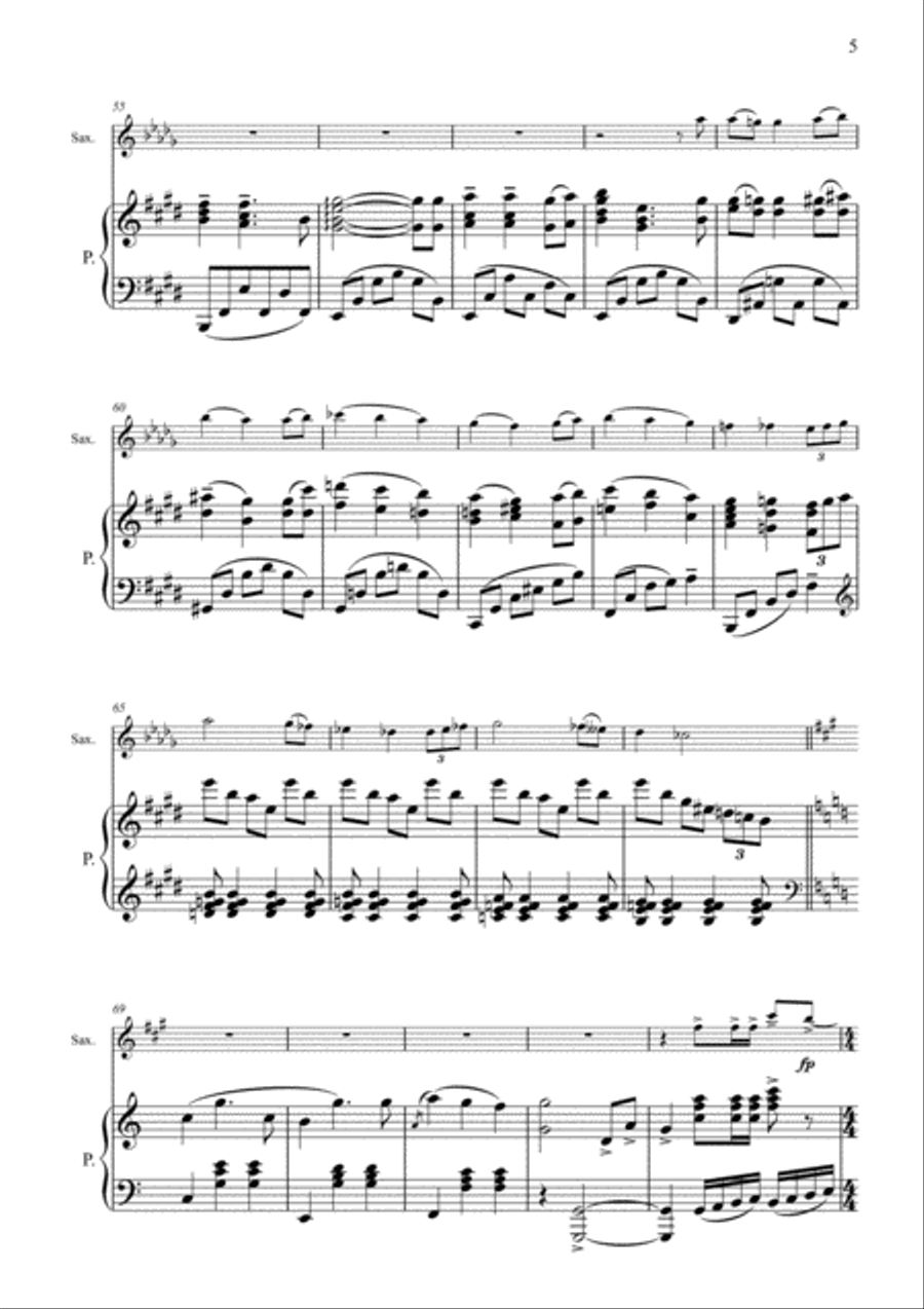 Reprise Reprise Alto Saxophone scores gallery preview page 5