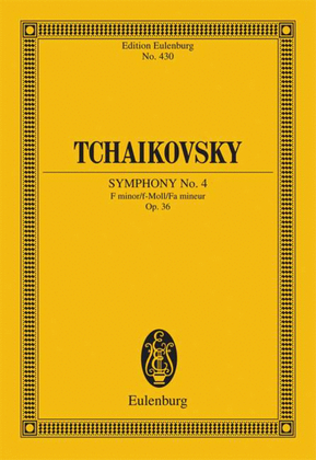 Book cover for Symphony No. 4 F minor