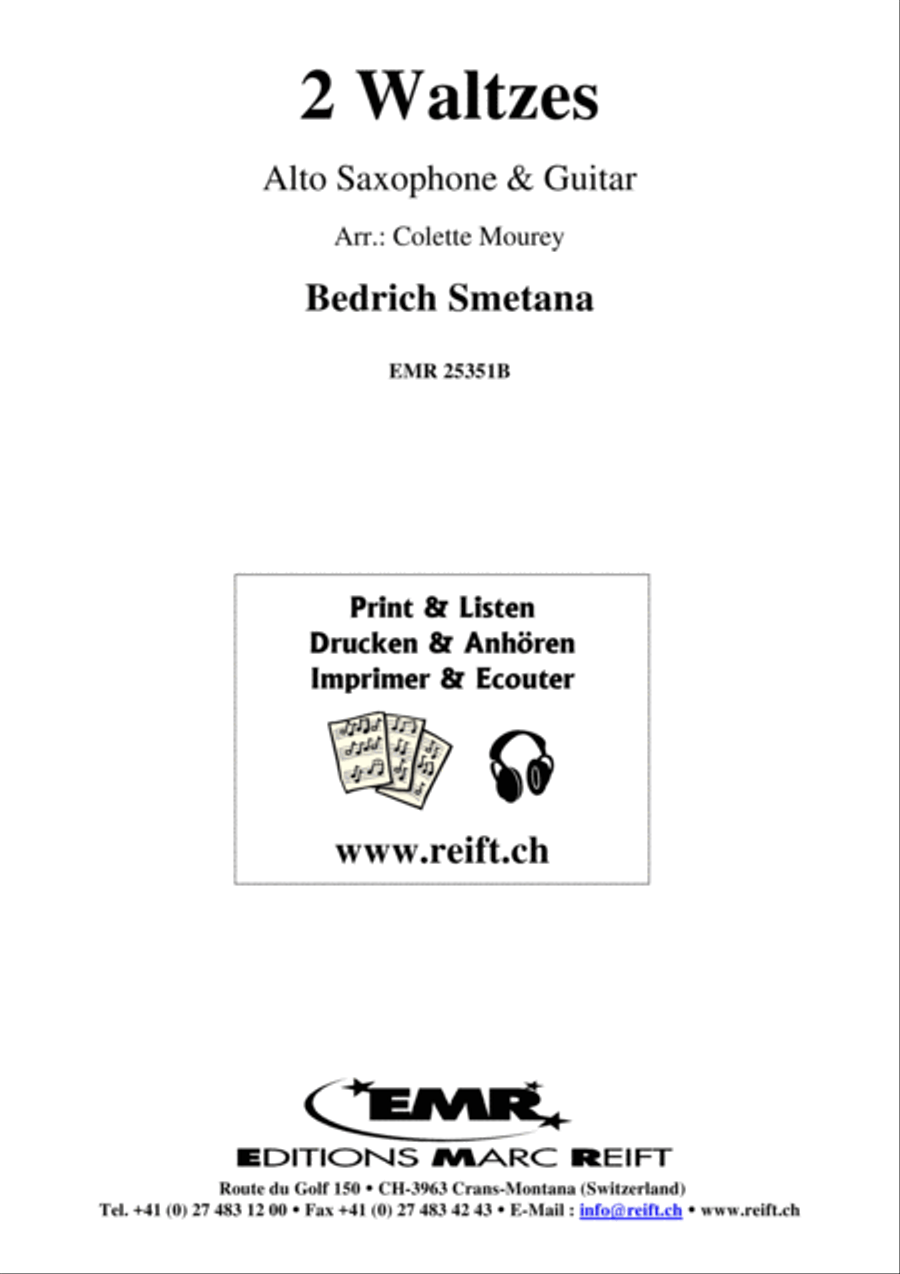 2 Waltzes Alto Saxophone scores gallery preview page 2