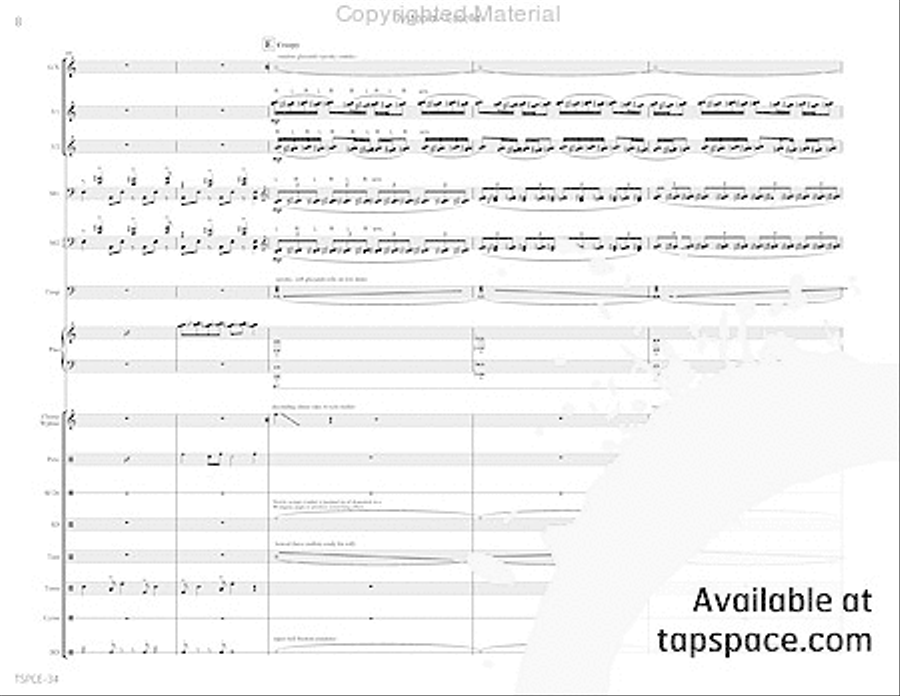 Dystopia Percussion Ensemble scores gallery preview page 13