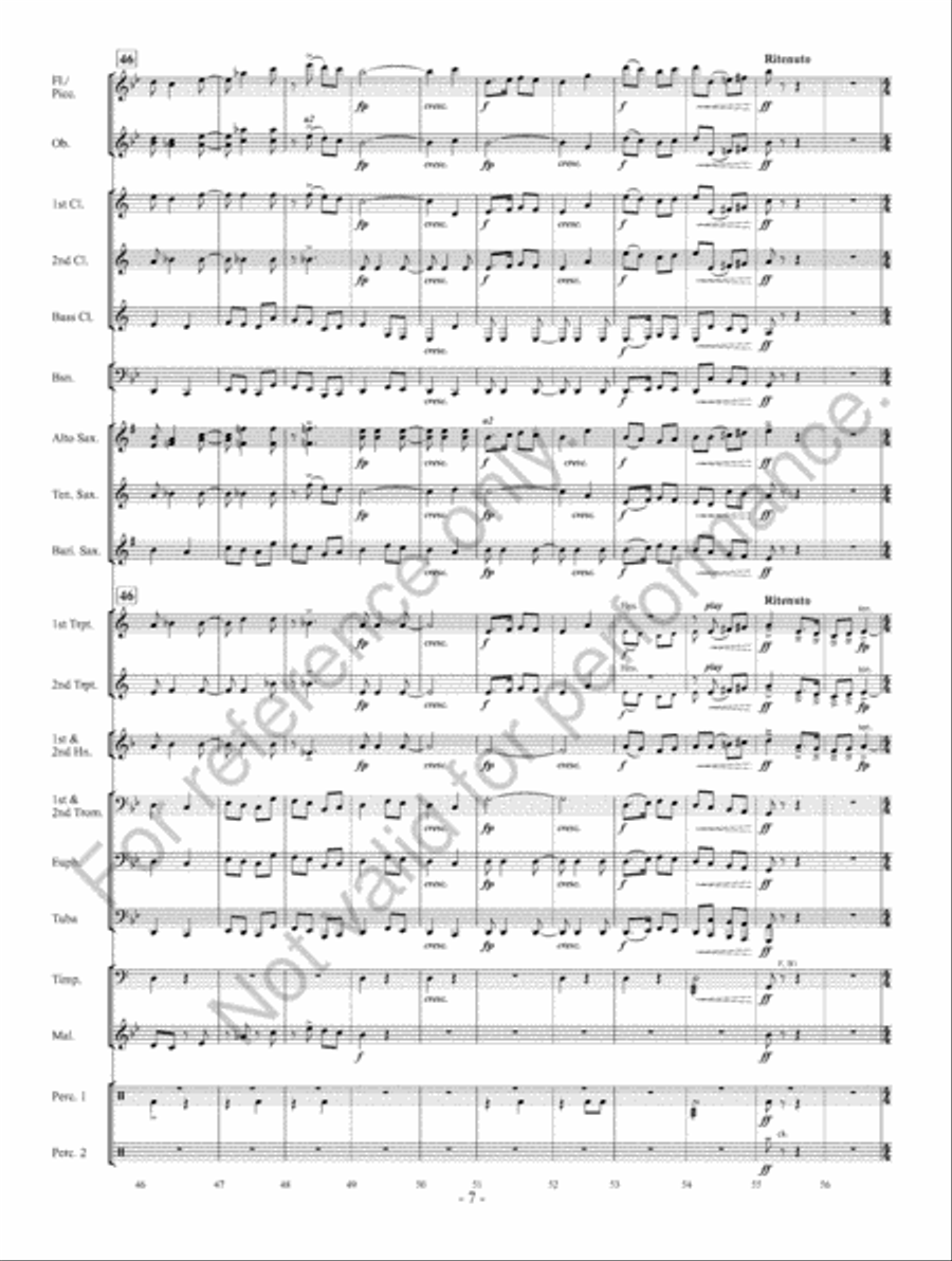 A Pirate's Tale A Pirate's Tale Concert Band scores gallery preview page 8