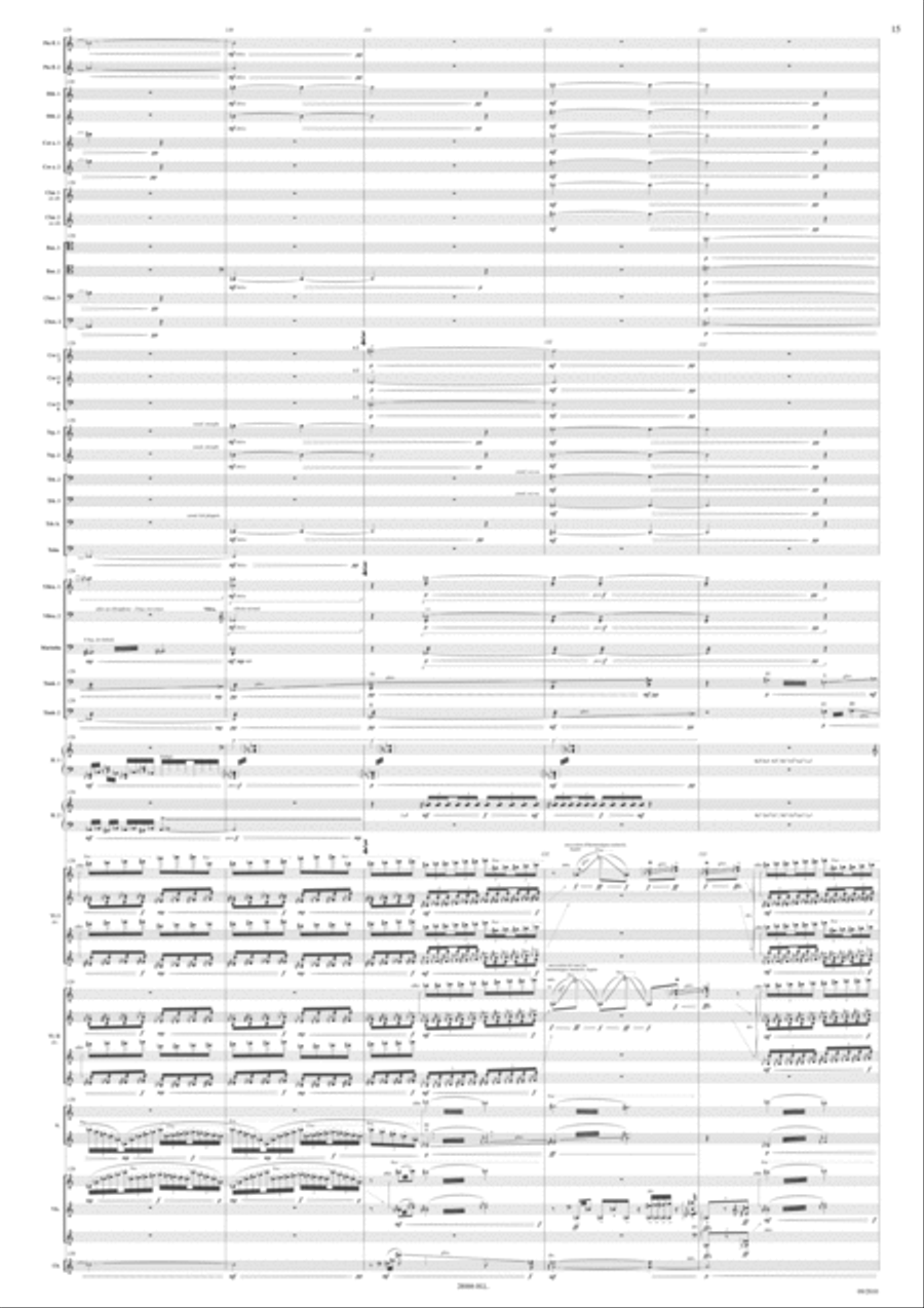 Voyage par-dela les fleuves et les monts Orchestra scores gallery preview page 5