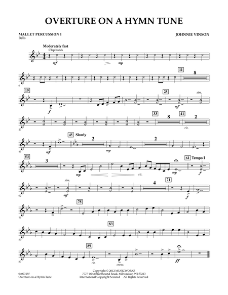 Overture on a Hymn Tune - Mallet Percussion 1