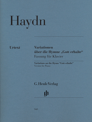 Book cover for Variations on the Hymn “Gott erhalte”