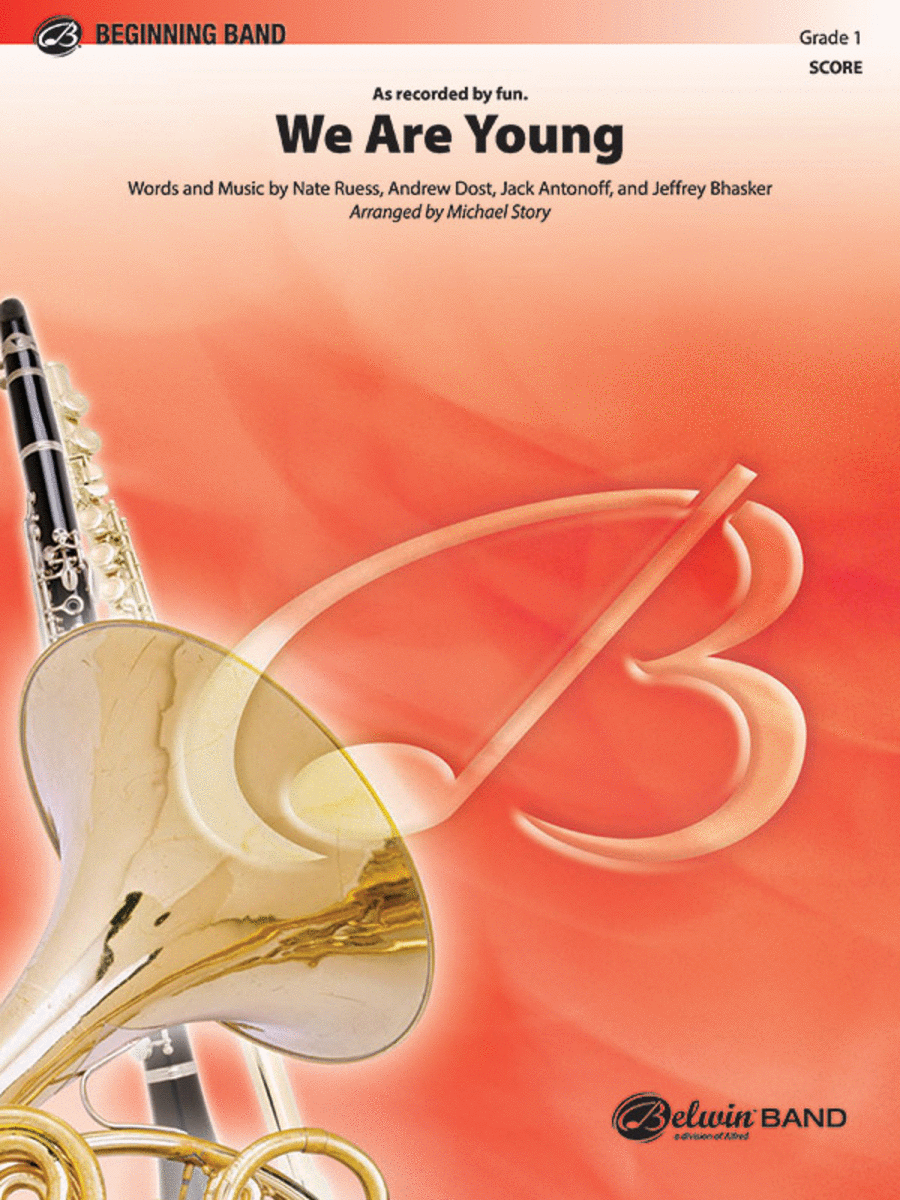 We Are Young Concert Band scores gallery preview page 1