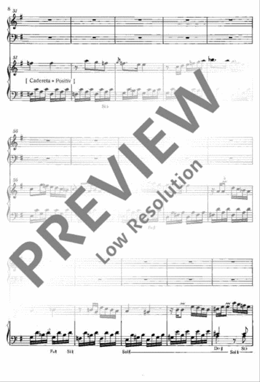 One Concerto for two Organs Harp scores gallery preview page 9