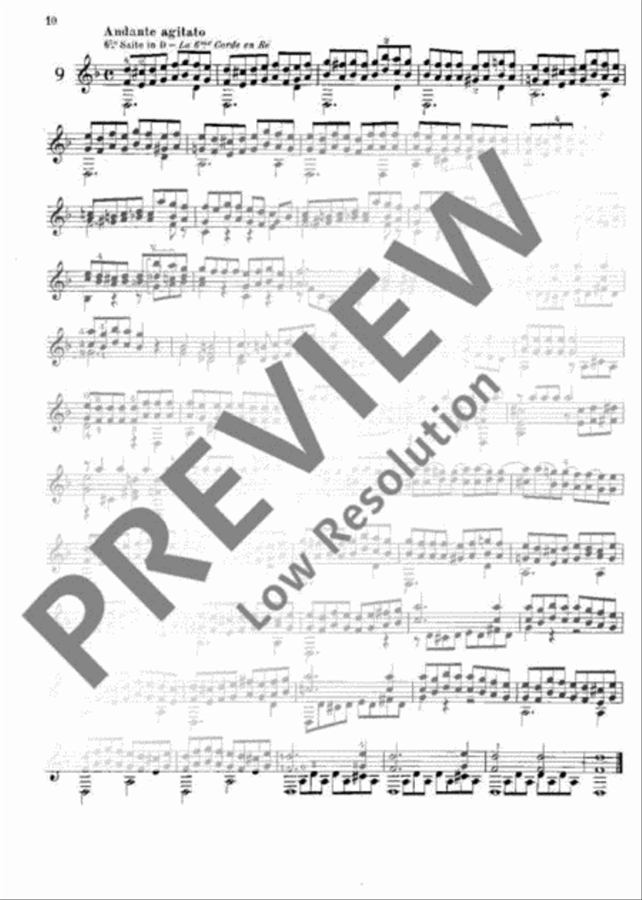 12 Studies 12 Studies Classical Guitar scores gallery preview page 11