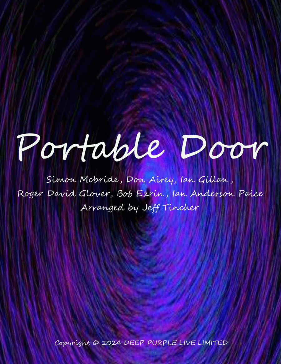 Portable Door Piano, Vocal, Guitar scores gallery preview page 1
