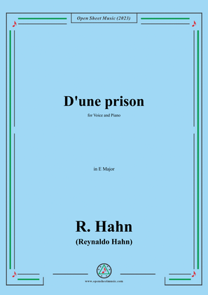 R. Hahn-D'une prison,in E Major