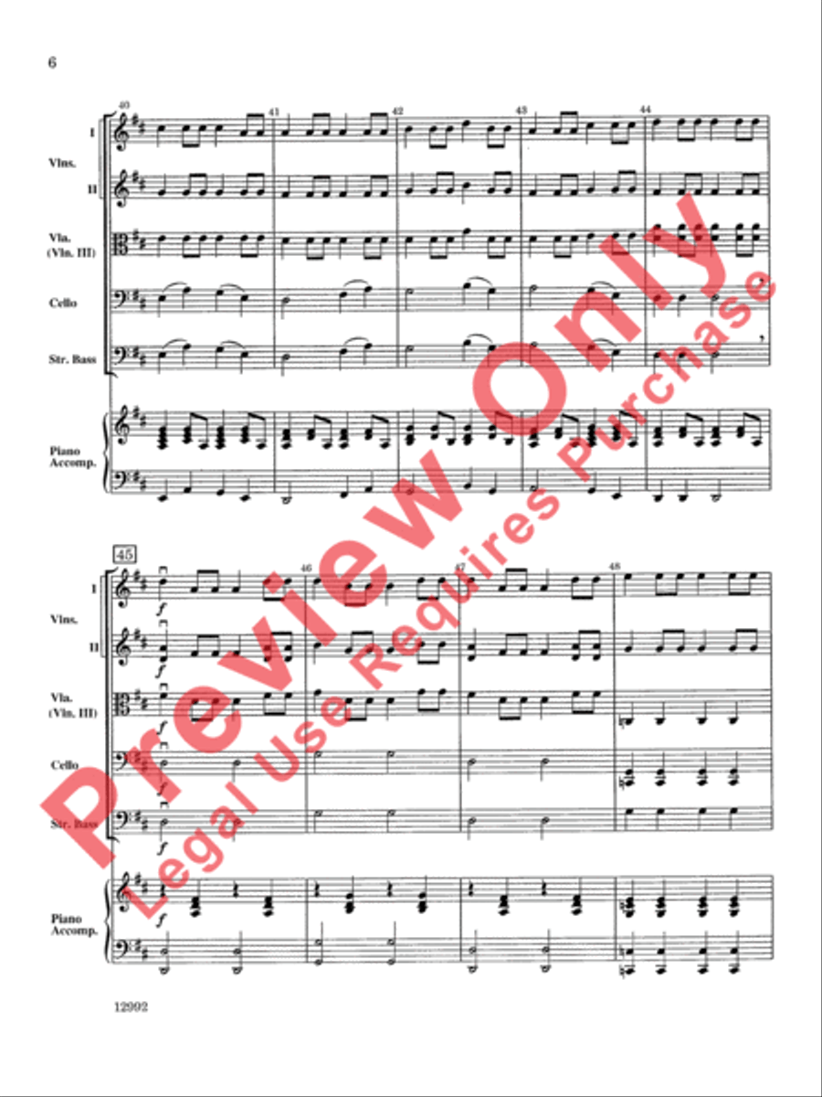 Frog in a Tree String Orchestra scores gallery preview page 7