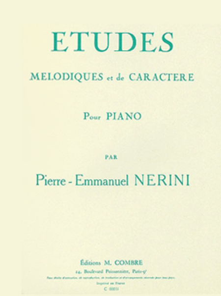 Etudes melodiques et de caractere