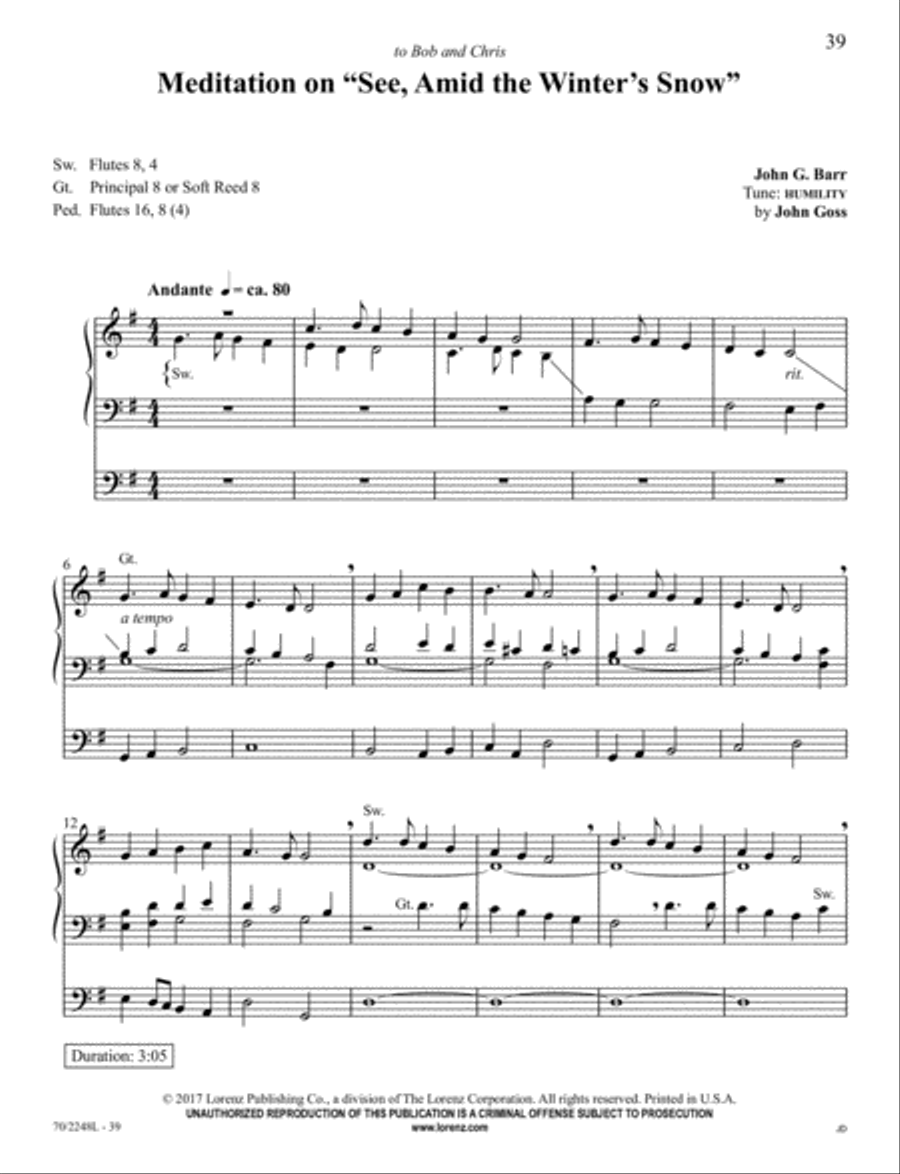 Yuletide Joy Organ Solo scores gallery preview page 12