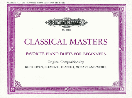 Classical Masters - Favorite Piano Duets for Beginners