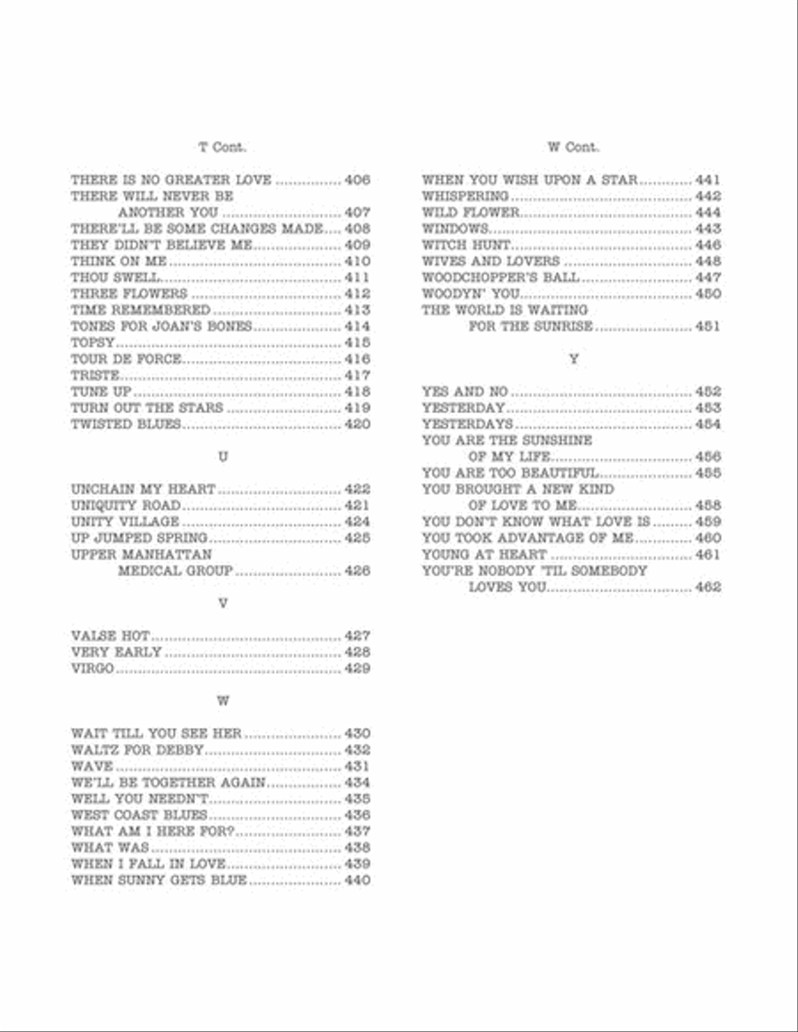 The Real Book - Volume I - Sixth Edition F Instrument scores gallery preview page 7