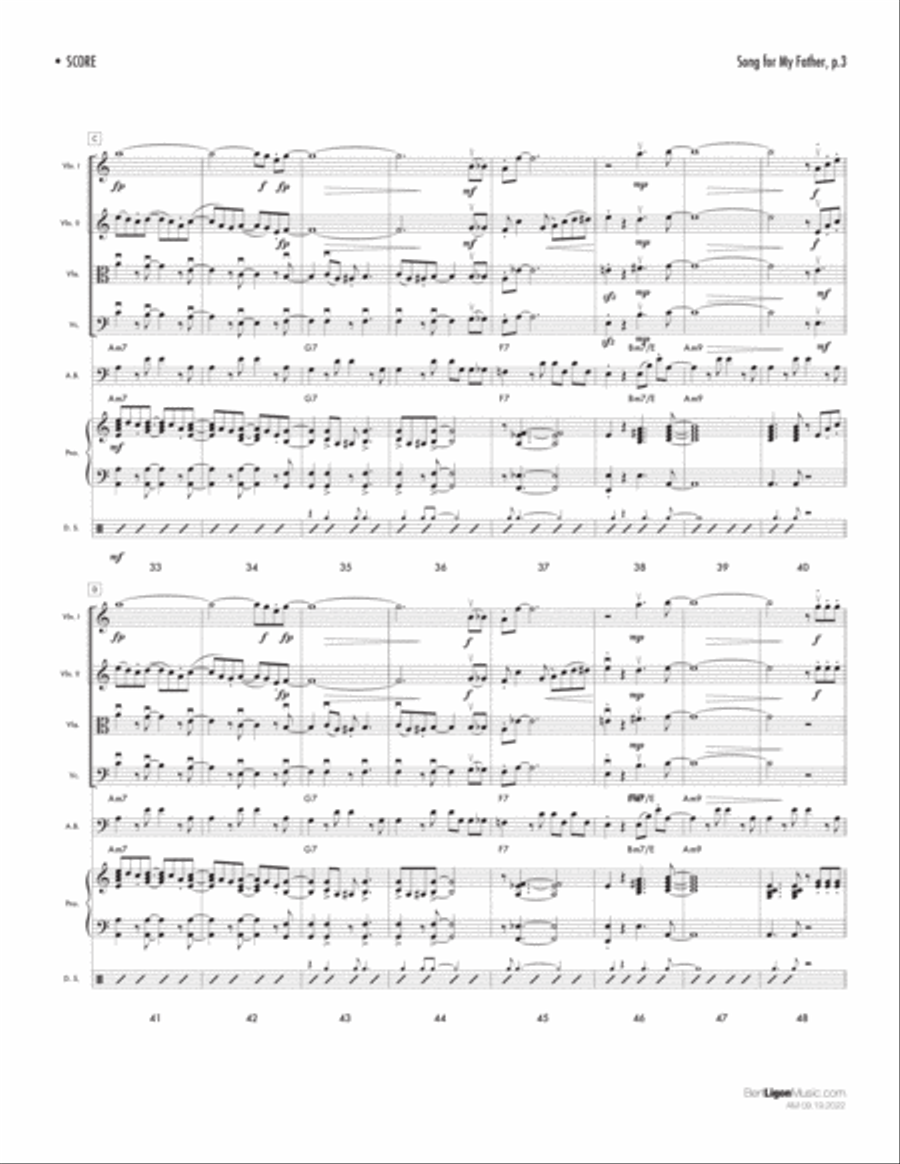 Song For My Father Set of Parts scores gallery preview page 3