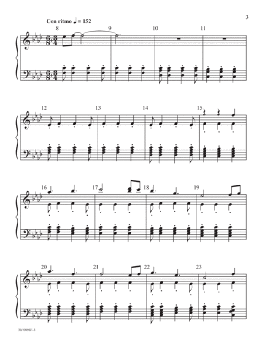 Greensleeves Handbell Choir scores gallery preview page 3